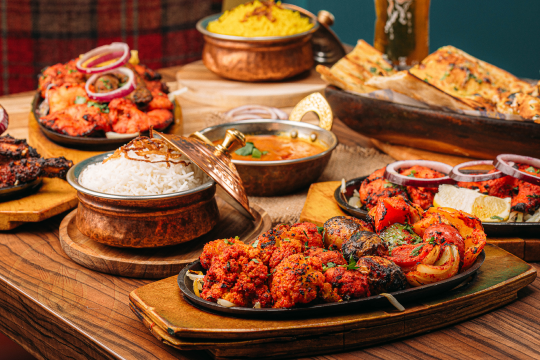 South Indian seafood platter